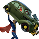 Illustration for article titled Supermans Action Comics Cover Perfectly Recreated As a Springy Statue